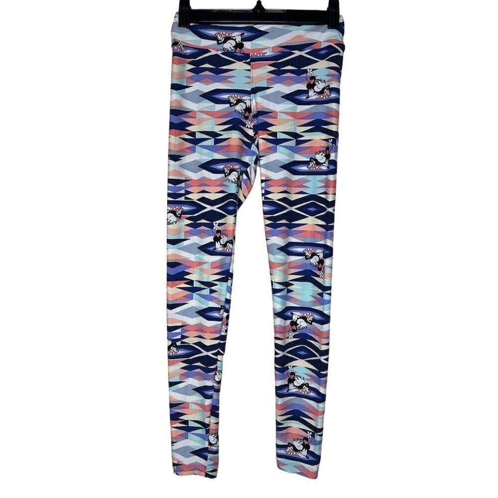 LuLaRoe Disney Minnie Mouse Leggings Women One Size Multicolor Casual
